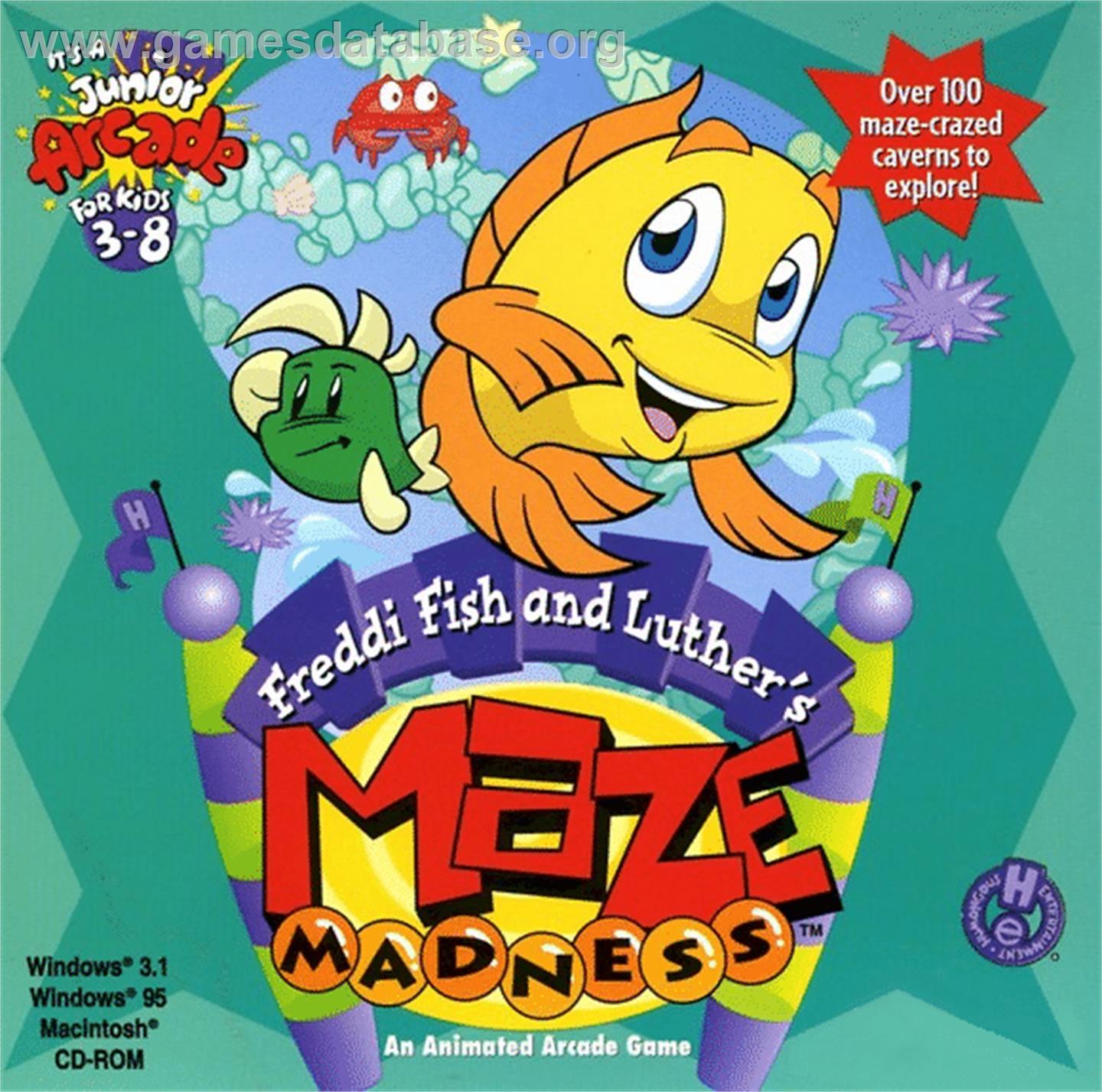 Freddi Fish and Luther's Maze Madness - Microsoft Windows - Artwork - Box