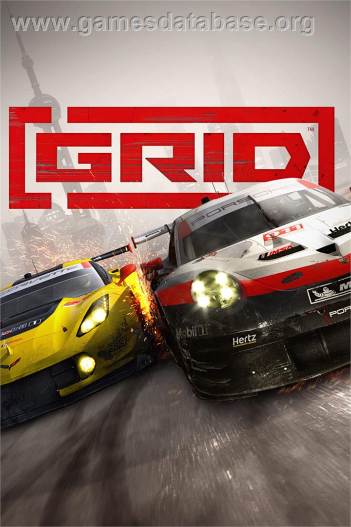 GRID (2019) - Microsoft Windows - Artwork - Box