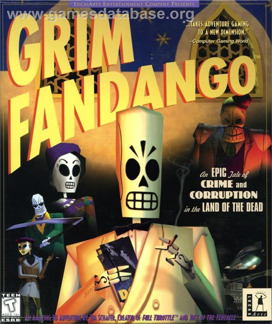 Grim Fandango - Microsoft Windows - Artwork - Box
