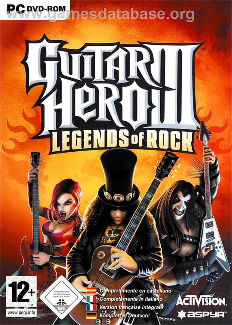Guitar Hero 3 - Legends of Rock - Microsoft Windows - Artwork - Box