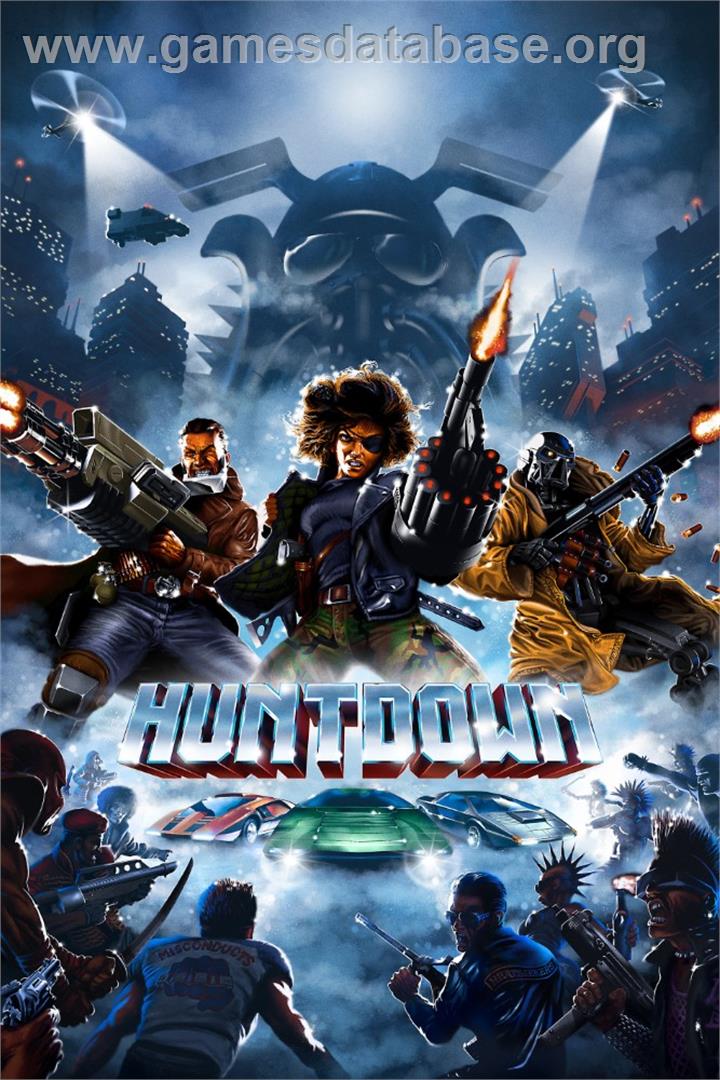 Huntdown - Microsoft Windows - Artwork - Box