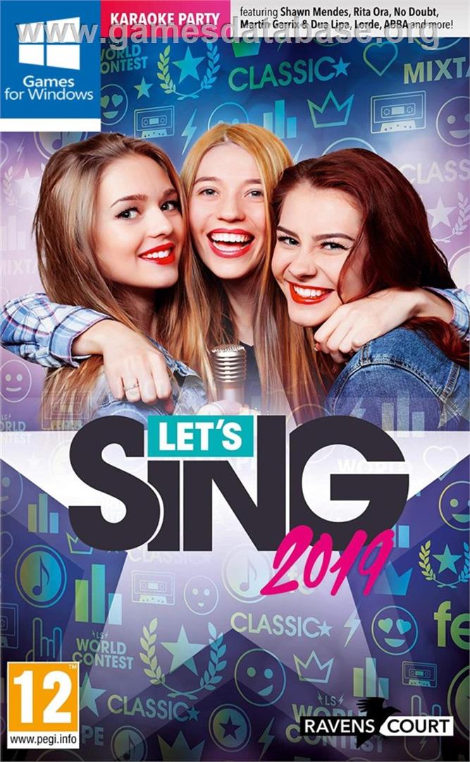 Let's Sing 2019 - Microsoft Windows - Artwork - Box