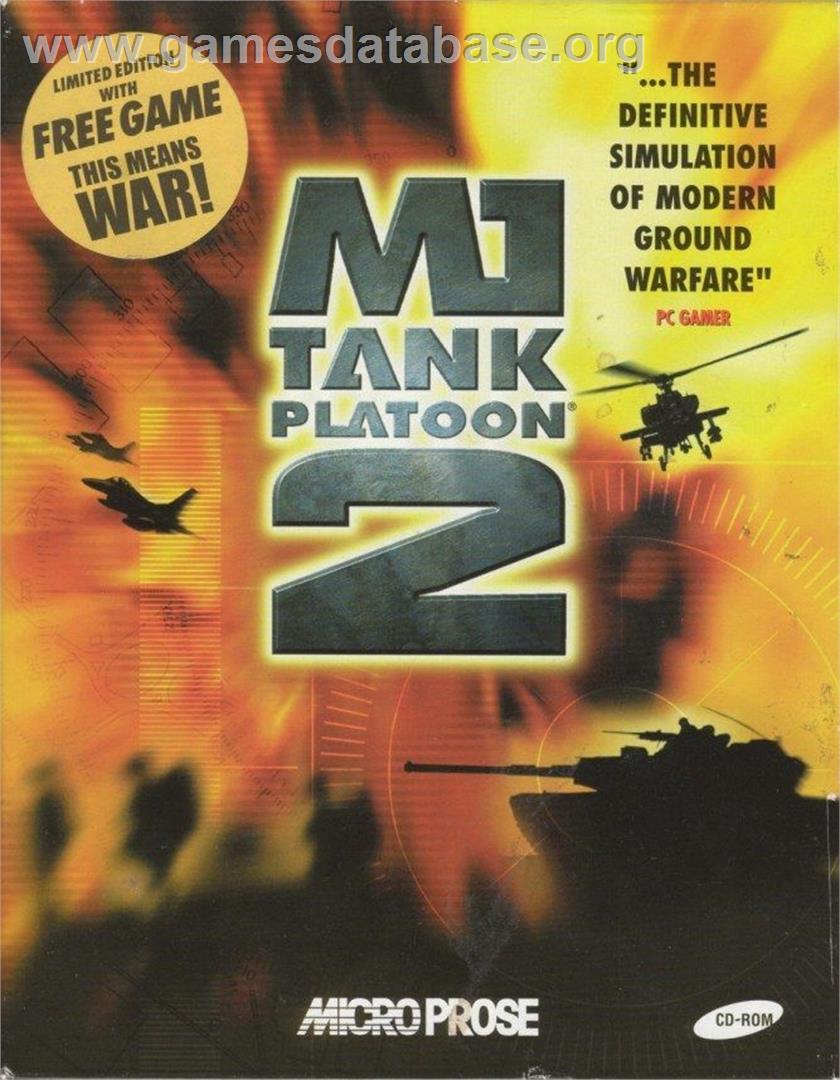 M1 Tank Platoon II - Microsoft Windows - Artwork - Box