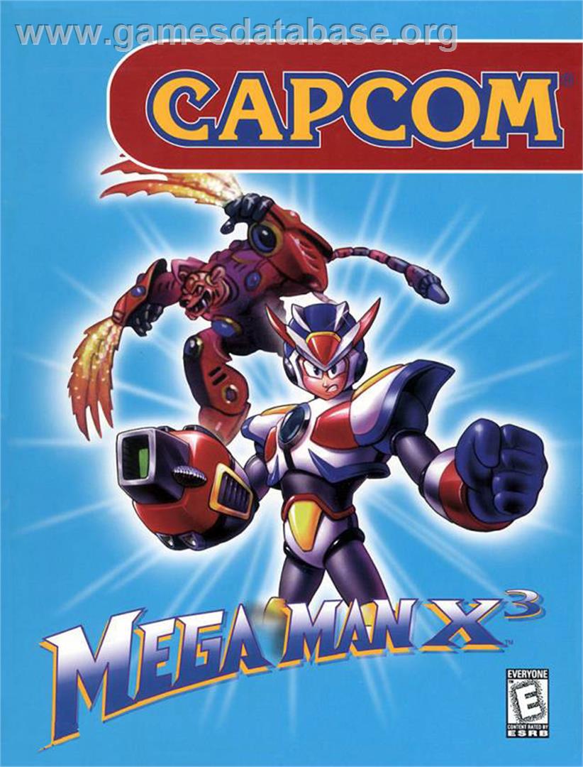 Mega Man X3 - Microsoft Windows - Artwork - Box