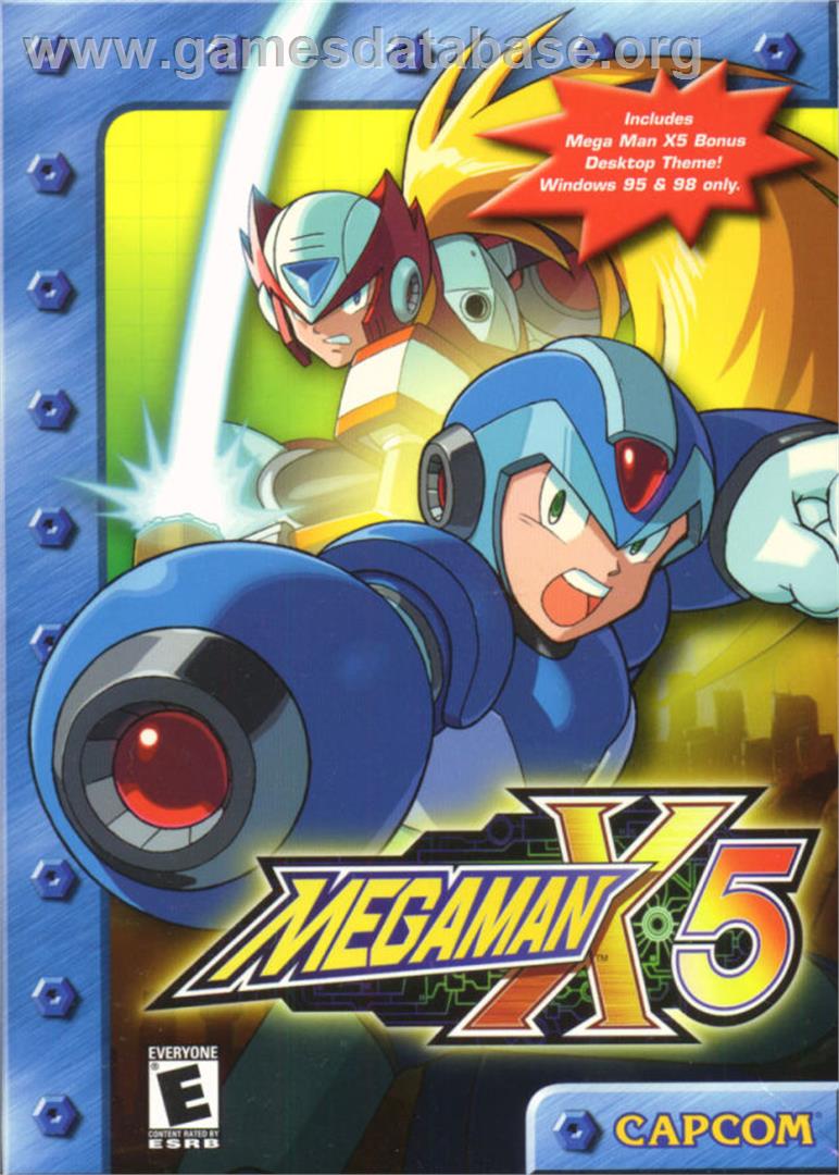 Mega Man X5 - Microsoft Windows - Artwork - Box