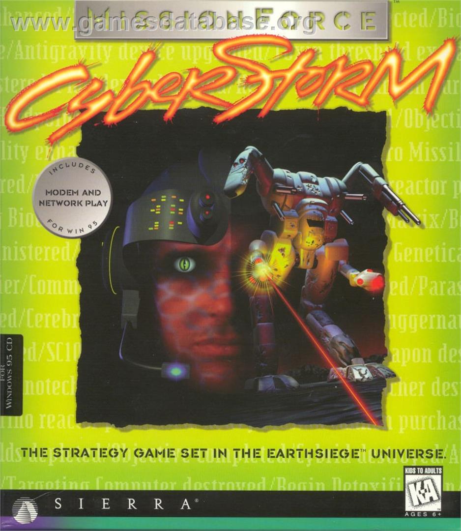 MissionForce - CyberStorm - Microsoft Windows - Artwork - Box