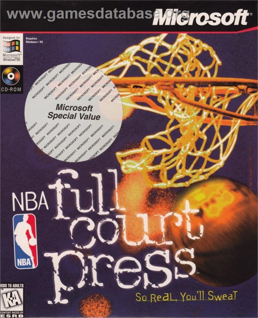 NBA Full Court Press - Microsoft Windows - Artwork - Box