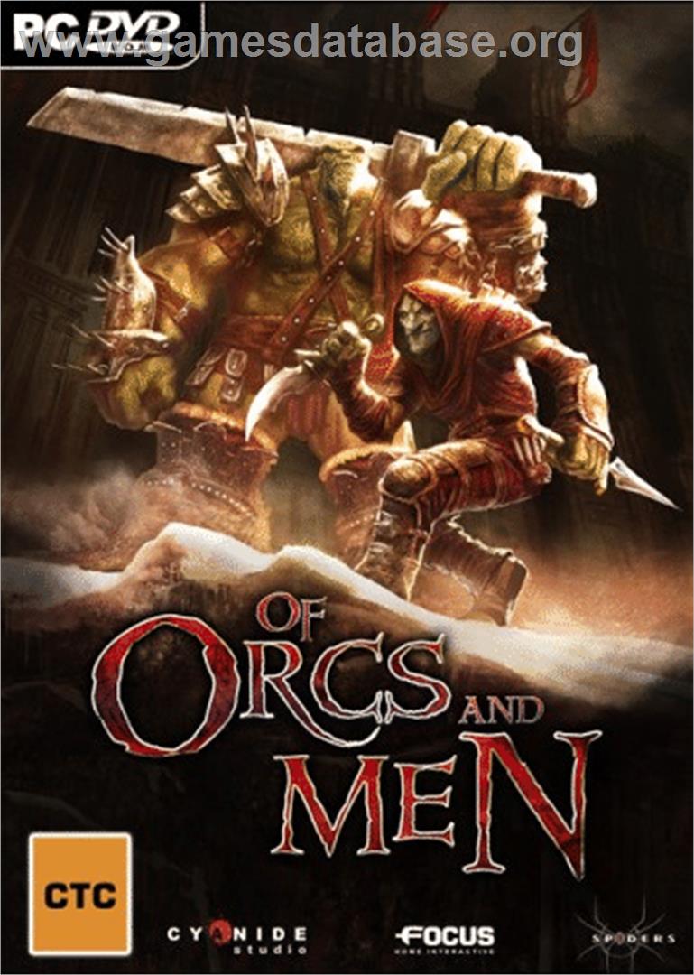 Of Orcs And Men - Microsoft Windows - Artwork - Box