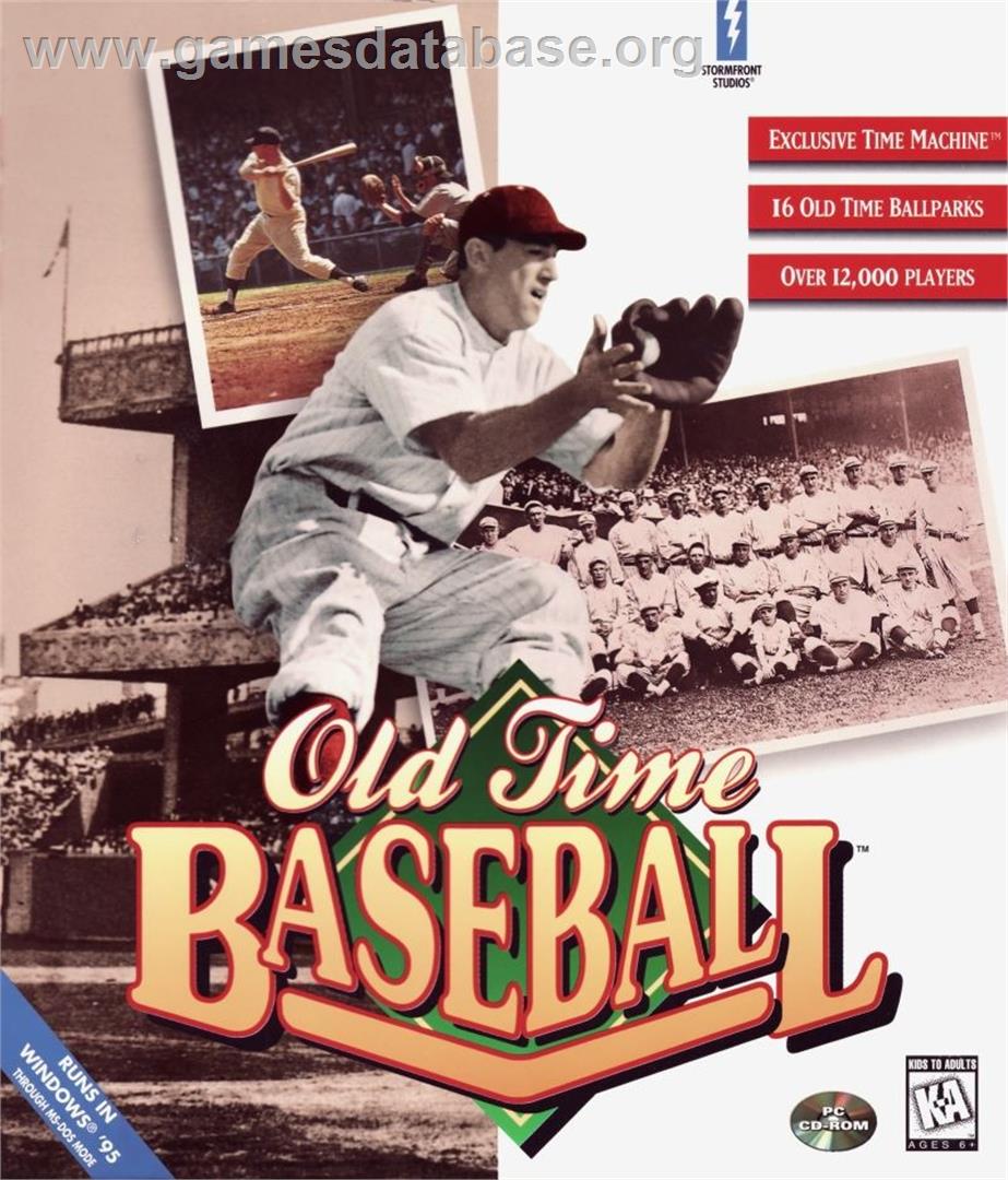 Old Time Baseball - Microsoft Windows - Artwork - Box