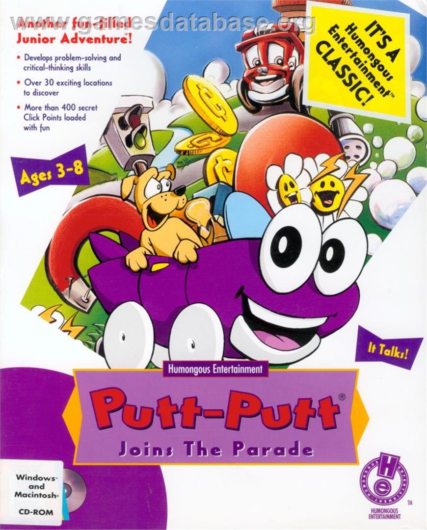 Putt-Putt Joins the Parade - Microsoft Windows - Artwork - Box