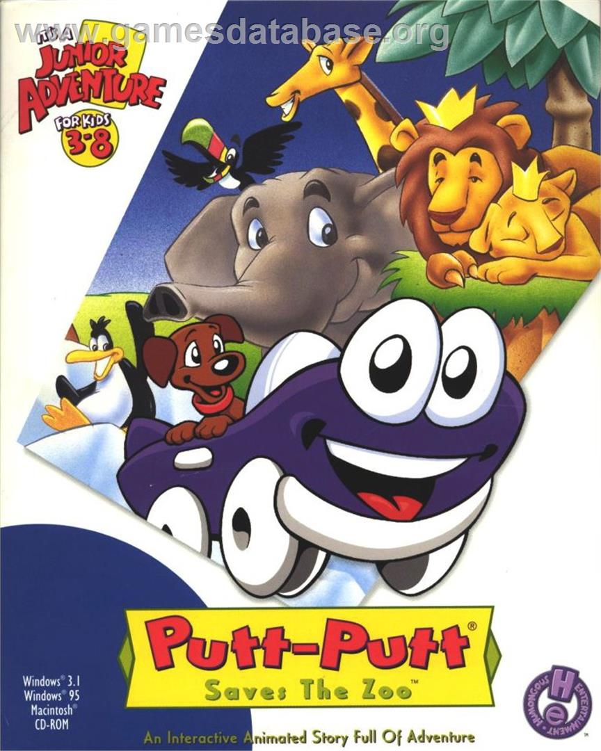 Putt-Putt Saves the Zoo - Microsoft Windows - Artwork - Box