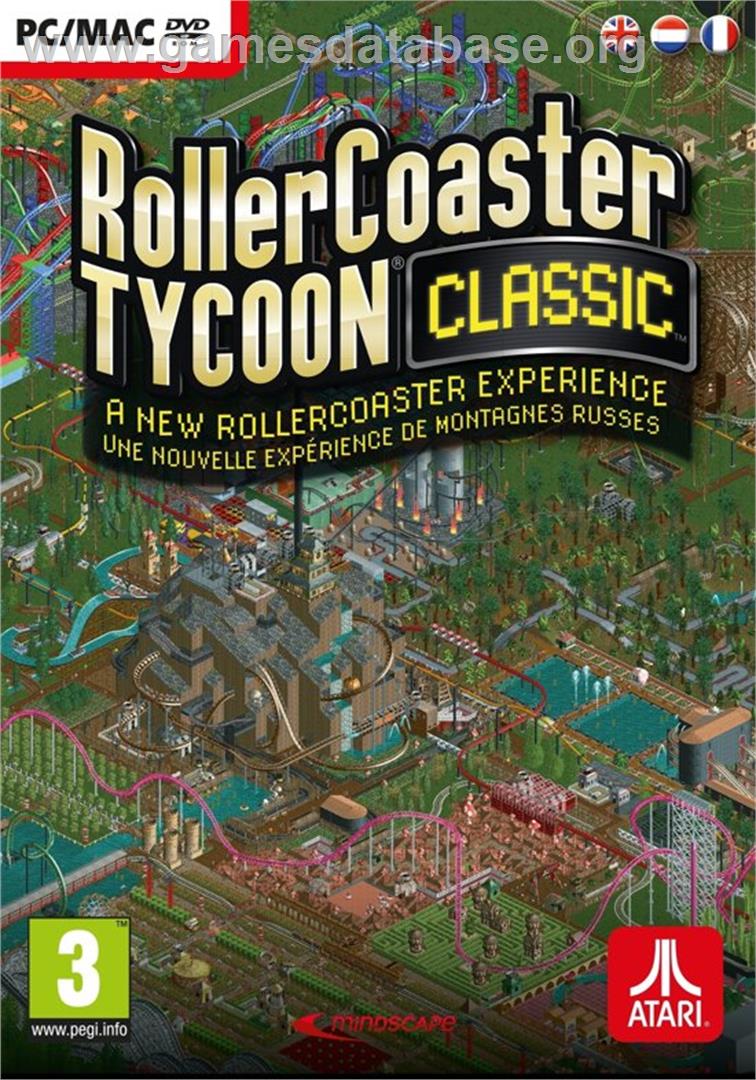 RollerCoaster Tycoon - Classic - Microsoft Windows - Artwork - Box