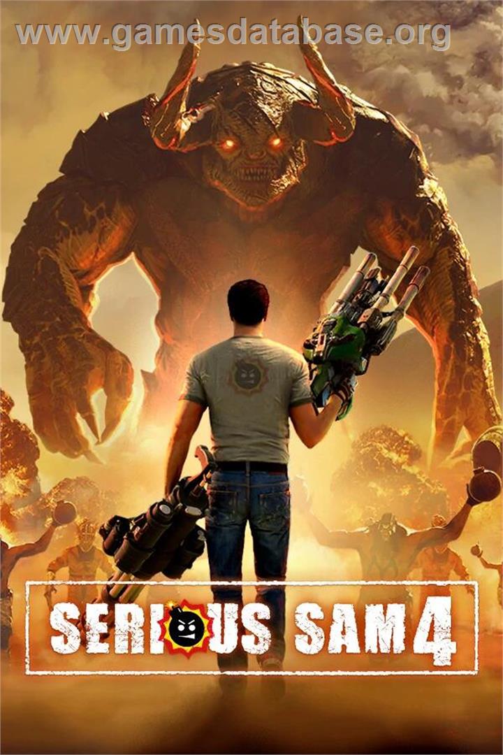 Serious Sam 4 - Microsoft Windows - Artwork - Box