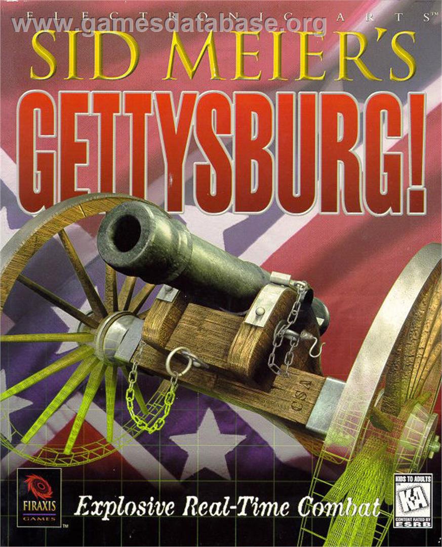 Sid Meier's Gettysburg! - Microsoft Windows - Artwork - Box