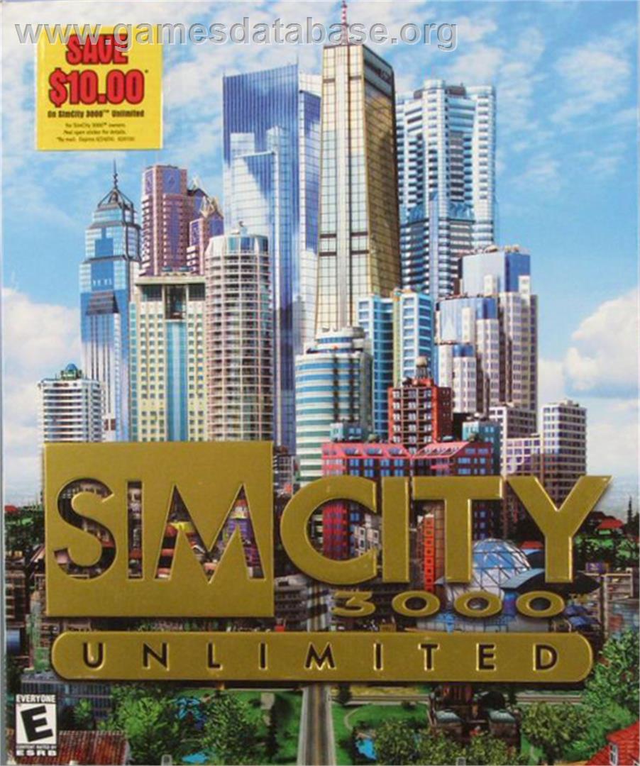SimCity 3000 Unlimited - Microsoft Windows - Artwork - Box