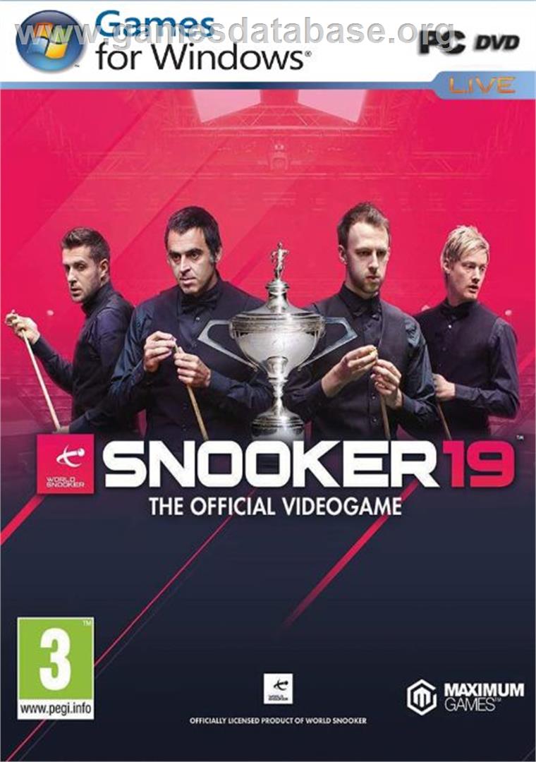 Snooker 19 - Microsoft Windows - Artwork - Box