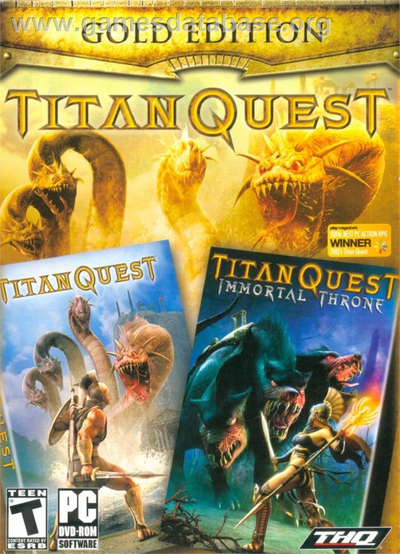 Titan Quest - Gold Edition - Microsoft Windows - Artwork - Box