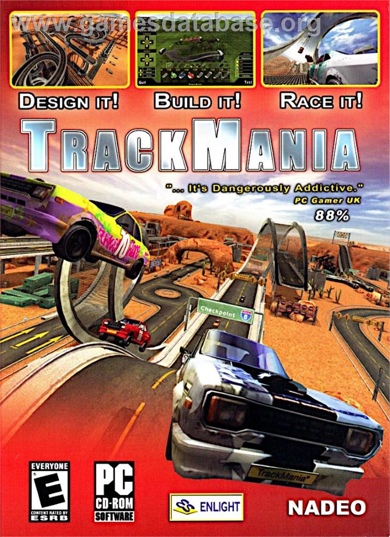 Trackmania - Microsoft Windows - Artwork - Box