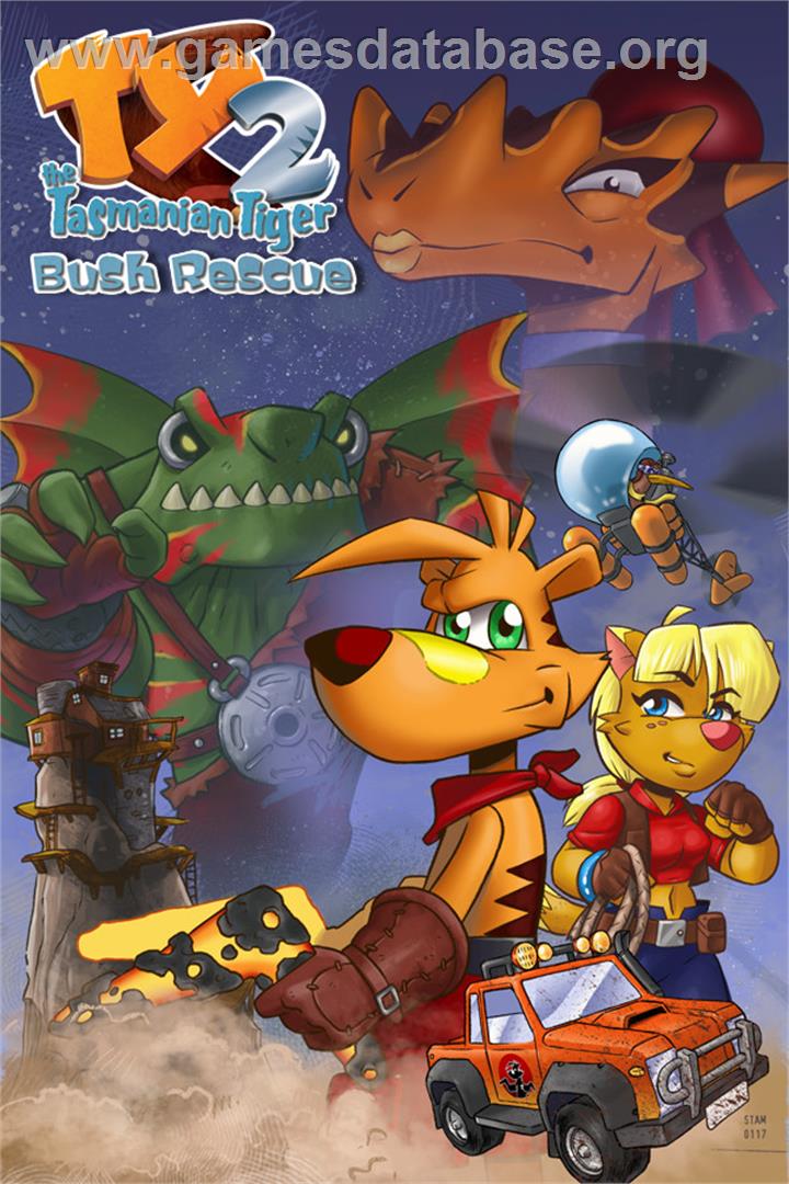 Ty the Tasmanian Tiger 2 - Bush Rescue - Microsoft Windows - Artwork - Box
