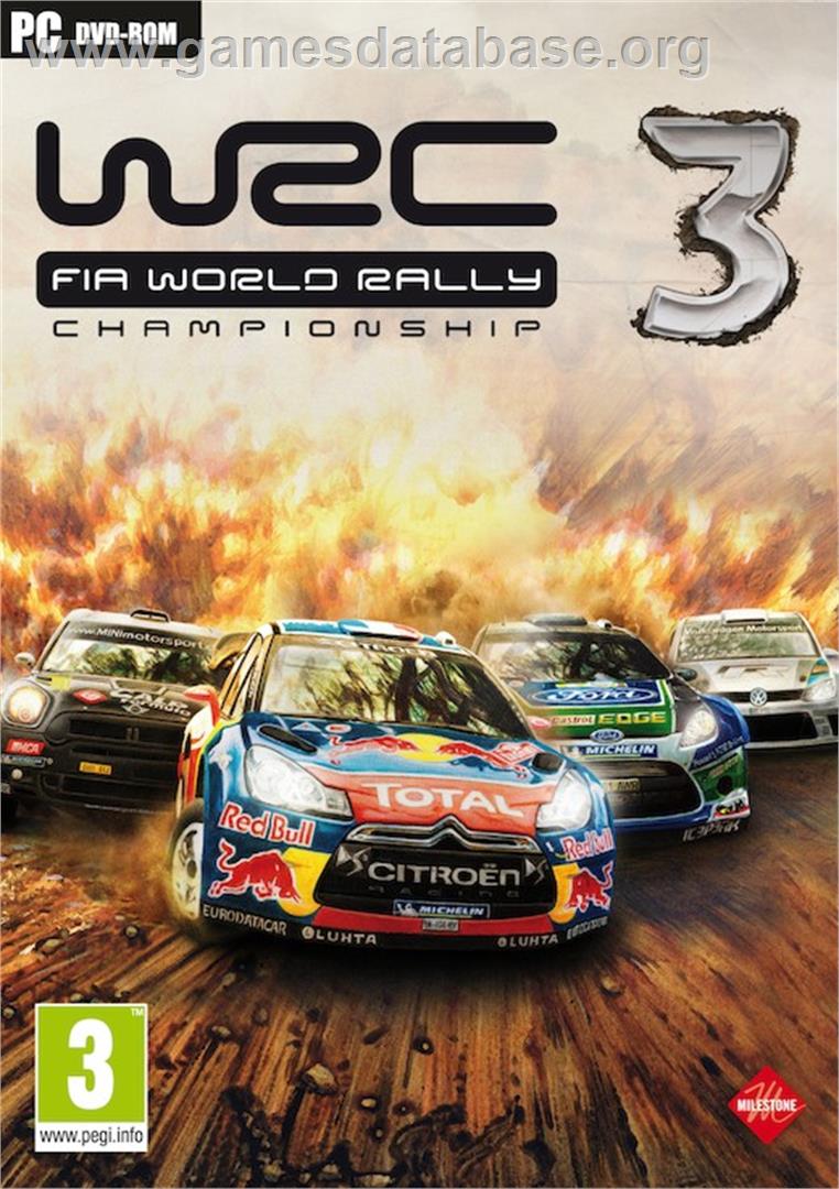 WRC 3 - FIA World Rally Championship - Microsoft Windows - Artwork - Box