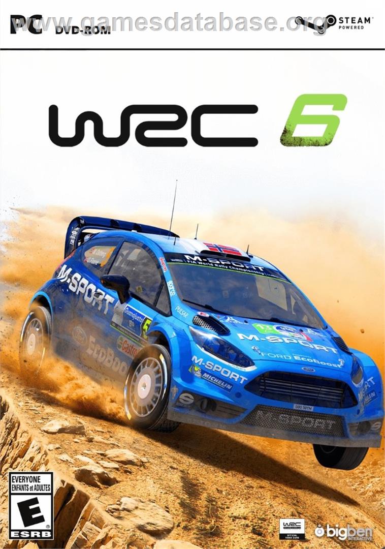 WRC 6 - Microsoft Windows - Artwork - Box