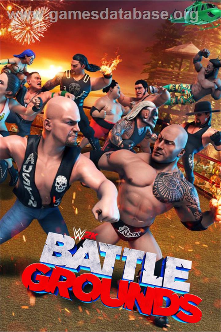 WWE 2K Battlegrounds - Microsoft Windows - Artwork - Box