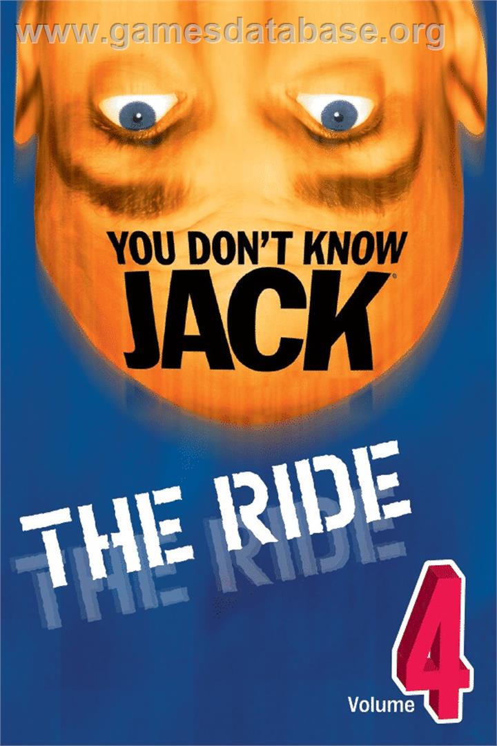 YOU DON'T KNOW JACK Vol. 4 The Ride - Microsoft Windows - Artwork - Box