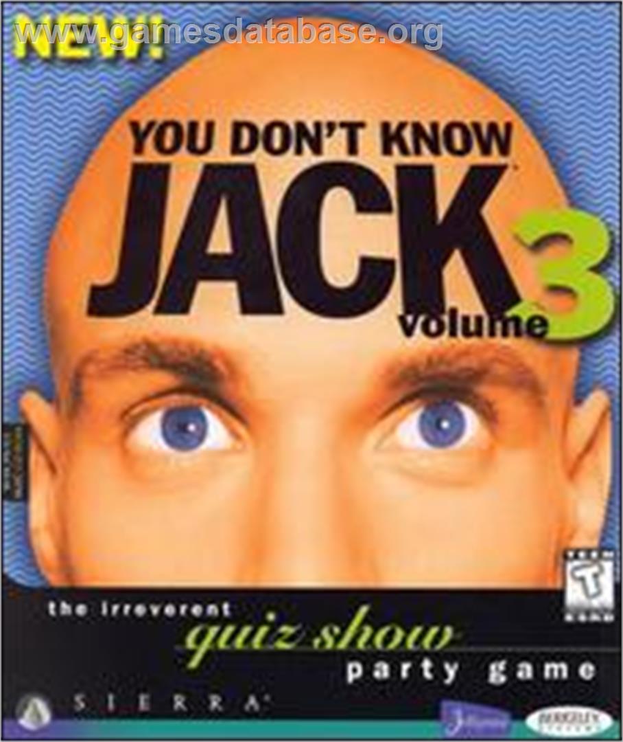 You Don't Know Jack - Volume 3 - Microsoft Windows - Artwork - Box