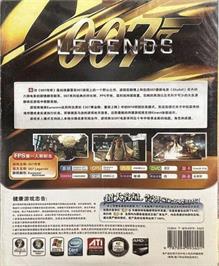 Box back cover for 007 - Legends on the Microsoft Windows.