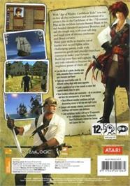 Box back cover for Age of Pirates - Caribbean Tales on the Microsoft Windows.