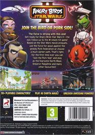 Box back cover for Angry Birds - Star Wars II on the Microsoft Windows.
