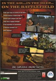 Box back cover for Battlefield 1942 on the Microsoft Windows.