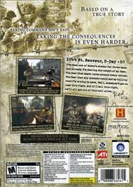 Box back cover for Brothers in Arms - Earned in Blood on the Microsoft Windows.