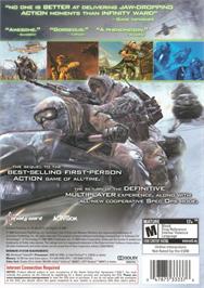 Box back cover for Call of Duty - Modern Warfare 2 (Kollekzionnoe izdanie) on the Microsoft Windows.