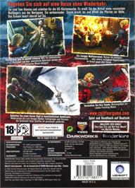 Box back cover for Cold Fear on the Microsoft Windows.