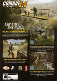 Box back cover for Combat - Task Force 121 on the Microsoft Windows.