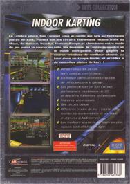 Box back cover for Coronel Indoor Kartracing on the Microsoft Windows.