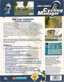 Box back cover for Cycling Manager on the Microsoft Windows.