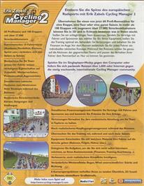 Box back cover for Cycling Manager 2 on the Microsoft Windows.