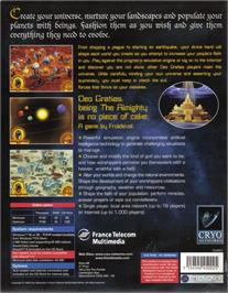 Box back cover for Deo Gratias on the Microsoft Windows.