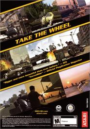 Box back cover for Driv3r on the Microsoft Windows.