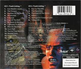 Box back cover for Ed Hunter on the Microsoft Windows.