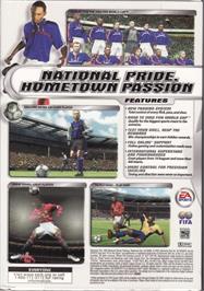 Box back cover for FIFA Soccer 2002 - Major League Soccer on the Microsoft Windows.