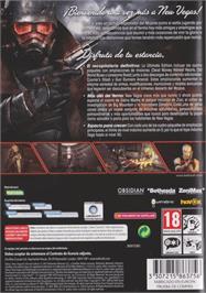 Box back cover for Fallout - New Vegas - Ultimate Edition on the Microsoft Windows.