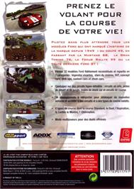 Box back cover for Ford Racing 2 on the Microsoft Windows.