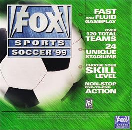 Box back cover for Fox Sports Golf '99 on the Microsoft Windows.