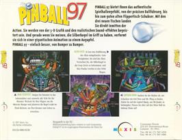 Box back cover for Full Tilt! 2 Pinball on the Microsoft Windows.