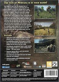 Box back cover for Gothic 3 - Forsaken Gods on the Microsoft Windows.
