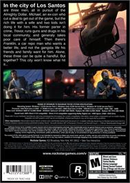 Box back cover for Grand Theft Auto on the Microsoft Windows.