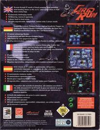 Box back cover for Grid Runner on the Microsoft Windows.
